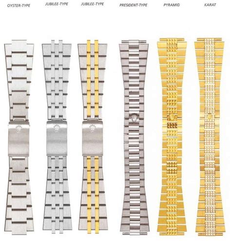 rolex different bands